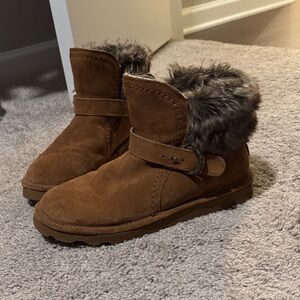 Woman’s bear paw booties